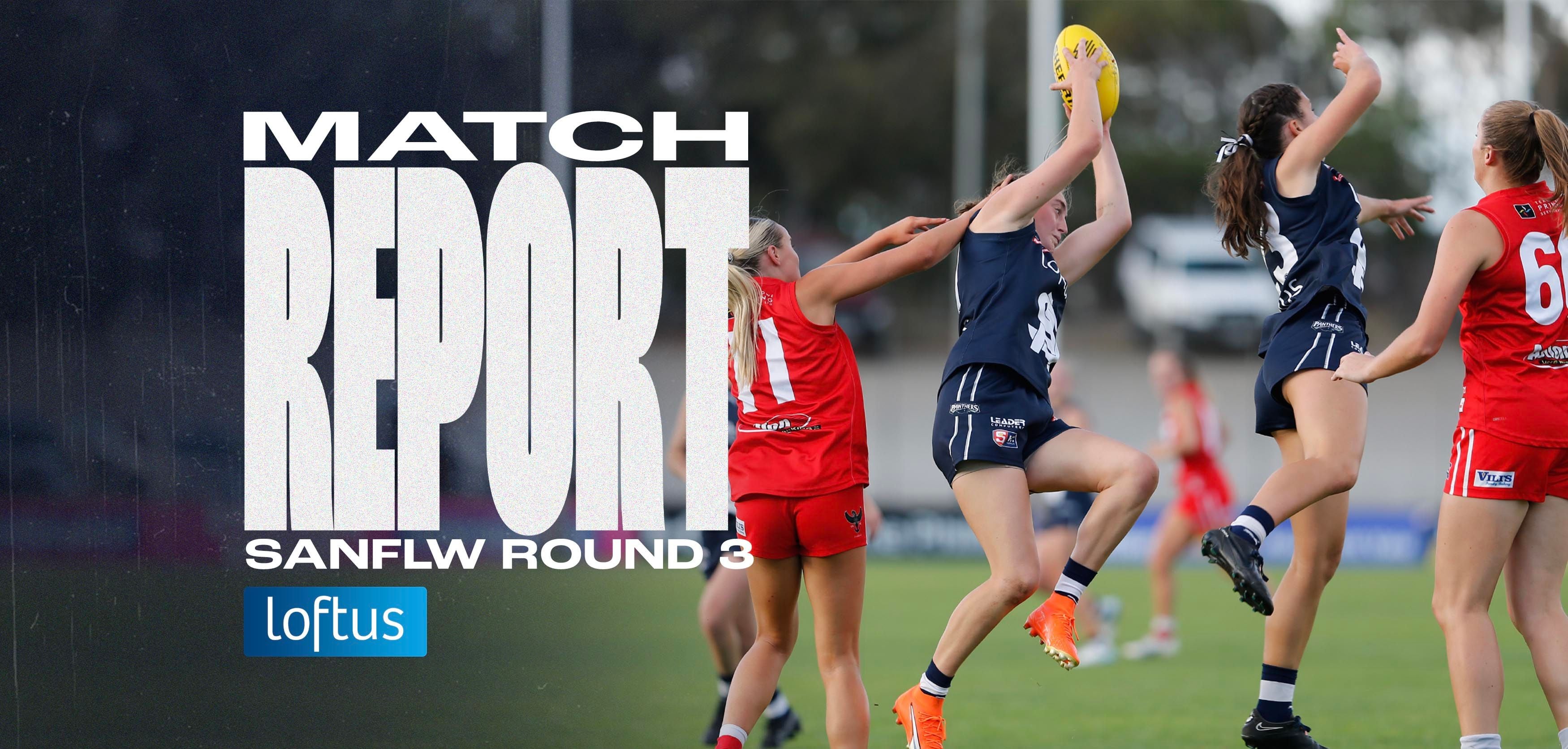 Loftus Match Report: SANFLW Round 3 v North Adelaide Loftus Match Report: SANFLW Round 3 v North Adelaide